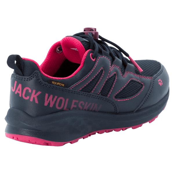 Kid's Unleash 4 Speed Texapore Jack Wolfskin Blauw-roze Nieuw