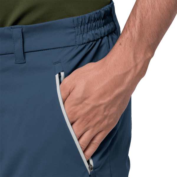 Heren Overland Broek Jack Wolfskin Donderblauw Origineel
