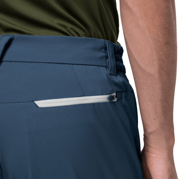 Heren Overland Broek Jack Wolfskin Donderblauw Origineel