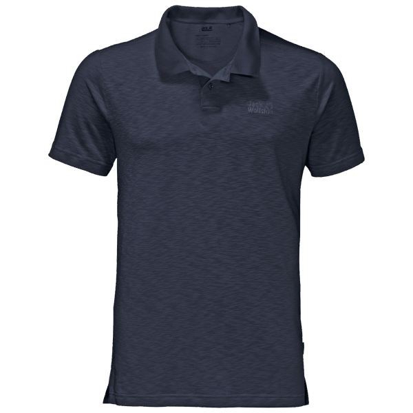 Heren Reispolo Jack Wolfskin Nachtblauw Merken