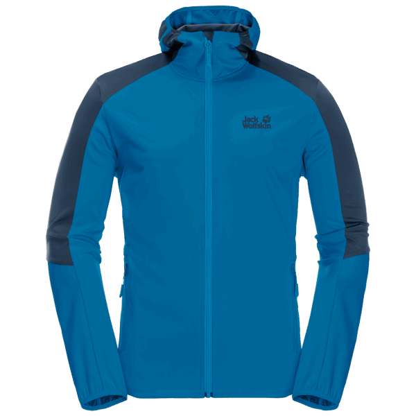 Jack Wolfskin Blue Pacific Hot Heren Go Hike Softshell