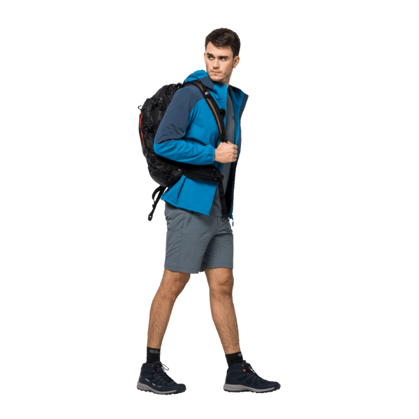 Jack Wolfskin Blue Pacific Hot Heren Go Hike Softshell