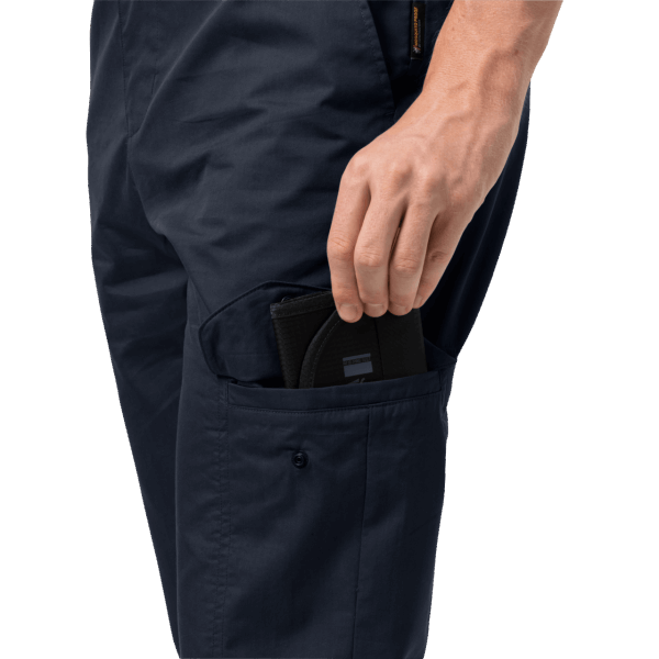 Heren Tripbroek Aan Het Meer Jack Wolfskin Merk Night Blue