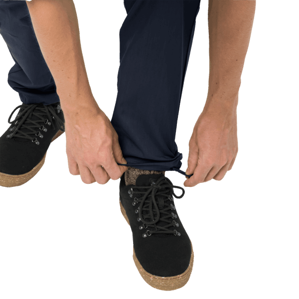 Heren Tripbroek Aan Het Meer Jack Wolfskin Merk Night Blue