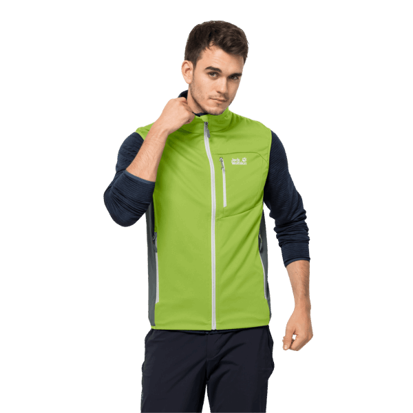 Beste Jack Wolfskin Spring Lime Herenvest Met Hoogste Piek