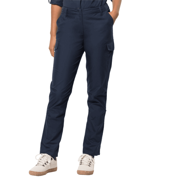 Jack Wolfskin Night Blue Origin Dames Tripbroek Aan Het Meer