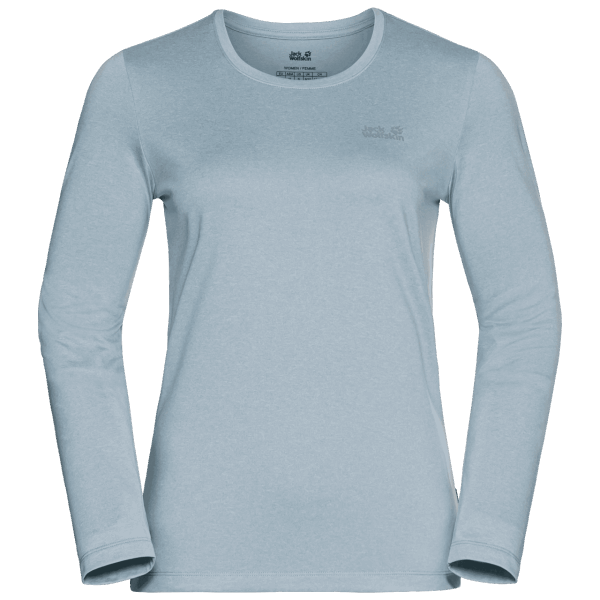 Dames Sky Thermal Ls T Crystal Blue Collecties Jack Wolfskin