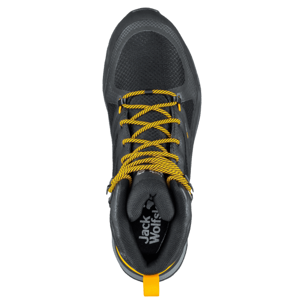 Originele Jack Wolfskin Force Striker Texapore Mid Zwart Voor Heren