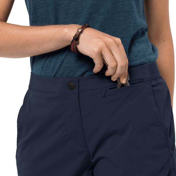 Hilltop Trailshorts Voor Dames Collecties Jack Wolfskin Nachtblauw