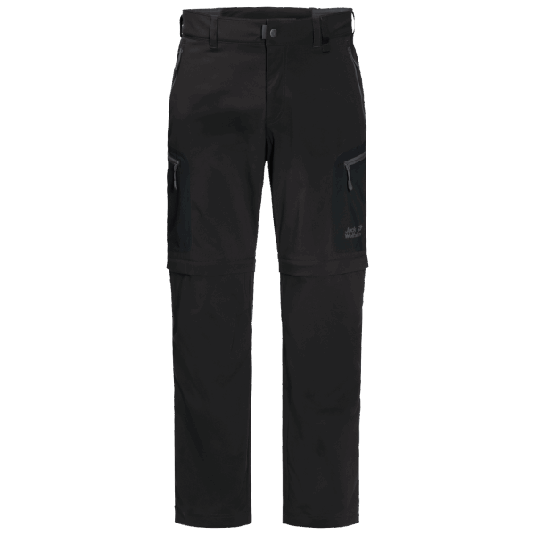 Heren Active Light Zip Off Jack Wolfskin Black Origins