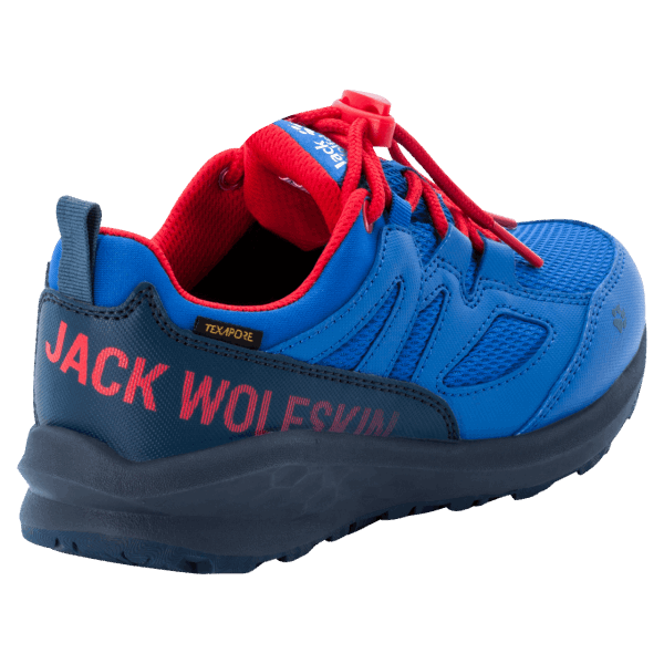 Beste Blauw-rode Kid's Ontketenen 4 Speed Texapore Jack Wolfskin