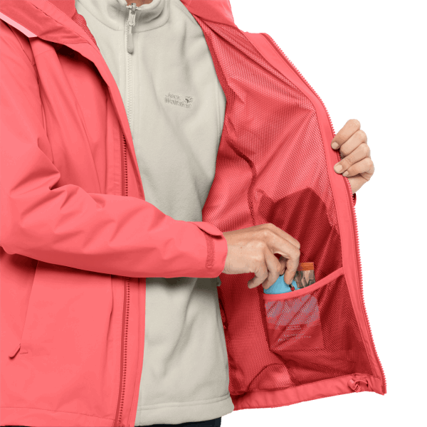 Desert Rose Jack Wolfskin Hete Evandale Jas Voor Dames