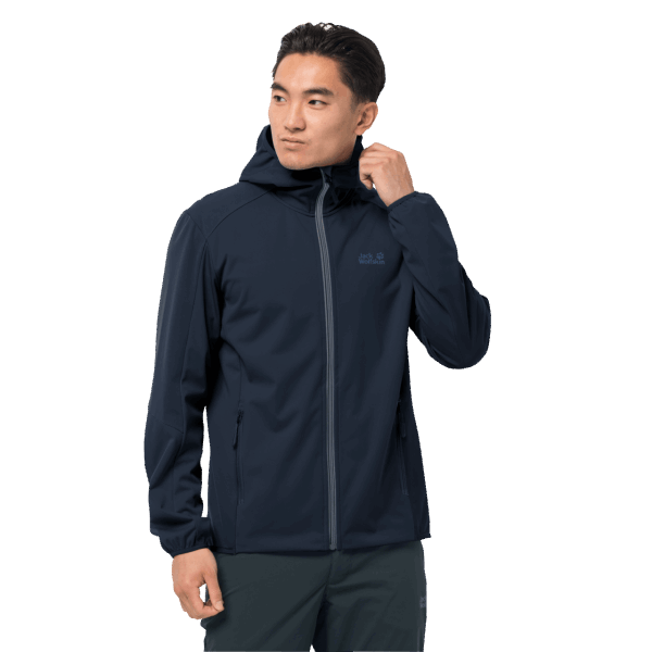Heren Go Hike Softshell Nachtblauw Merk Jack Wolfskin