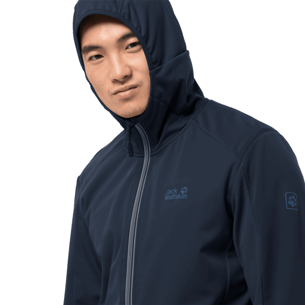 Heren Go Hike Softshell Nachtblauw Merk Jack Wolfskin