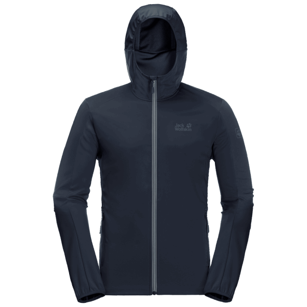 Heren Go Hike Softshell Nachtblauw Merk Jack Wolfskin