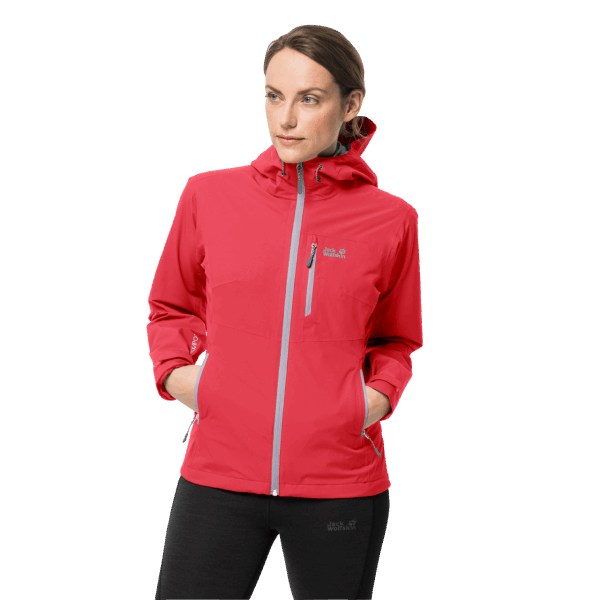 Origins Eagle Peak Damesjack Tulp Rood Jack Wolfskin