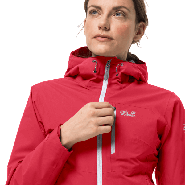 Origins Eagle Peak Damesjack Tulp Rood Jack Wolfskin