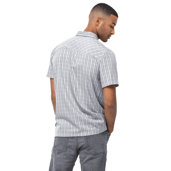 Heren Thompson Overhemd Jack Wolfskin White Rush Checks Collecties