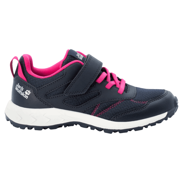 Blauw-roze Jack Wolfskin Best Kid's Woodland Low Vc
