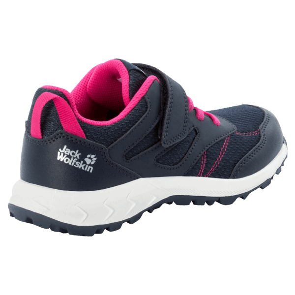 Blauw-roze Jack Wolfskin Best Kid's Woodland Low Vc
