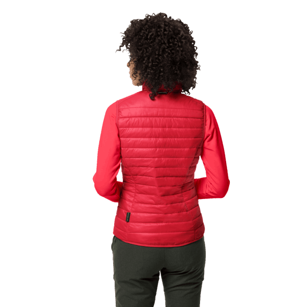 Jack Wolfskin Dames Jwp Vest Tulp Rood Best