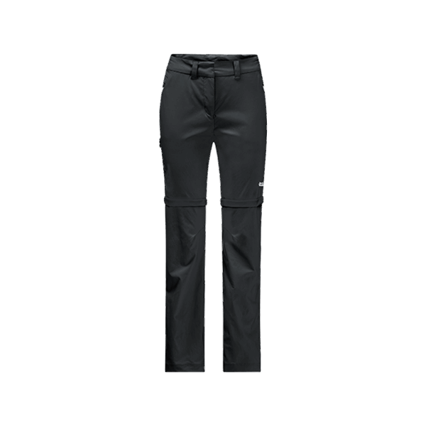 Hot Jack Wolfskin Dames Overland Zip Away Zwart