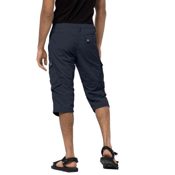 Night Blue Jack Wolfskin Heren Desert Valley 3/4 Broek Nieuw