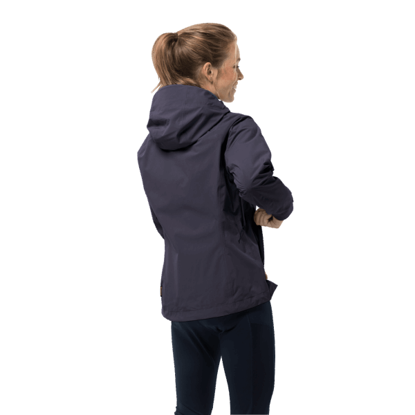 Jack Wolfskin Origin Grafietjack Met Hoogste Klep Voor Dames