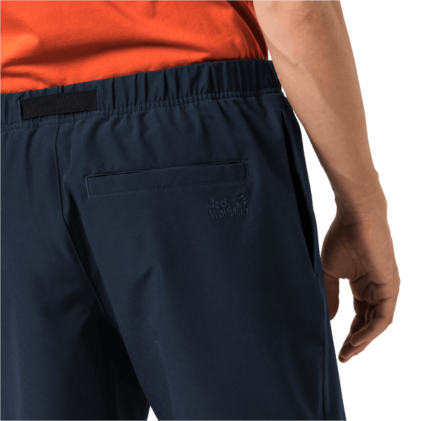 Heren Zomer Lifestyle Short Hot Jack Wolfskin Nachtblauw