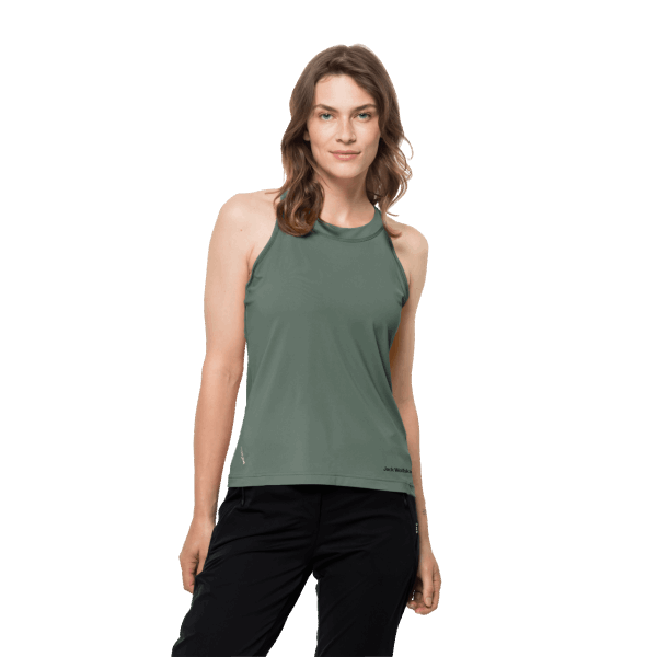 Hot Tasman Tankjack Wolfskin Hedge Groen Voor Dames