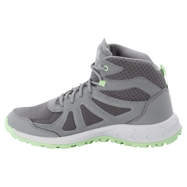 Collectie Woodland 2 Texapore Mid Dark Grey-light Green Jack Wolfskin Voor Dames