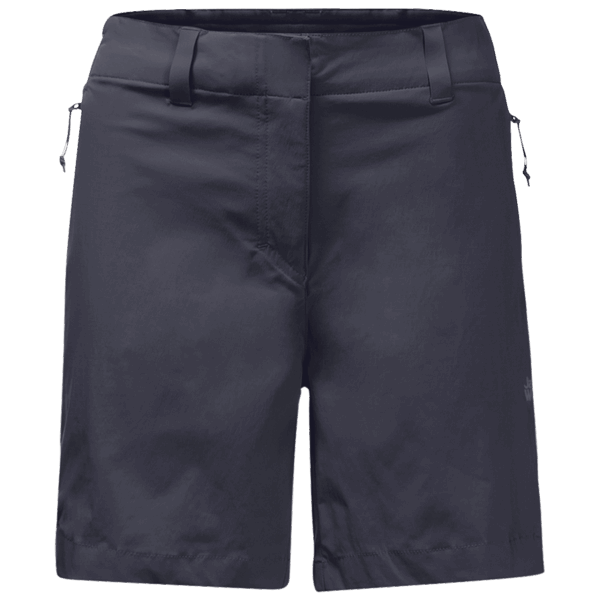 Dames Peak Short Jack Wolfskin Grafiet Hot
