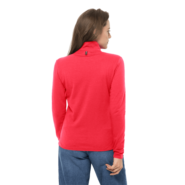 Jack Wolfskin Fashion Tulp Rode Jwp-tussenlaag Voor Dames
