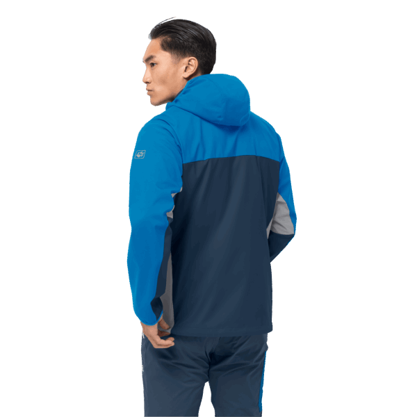 Hete Heren Eagle Peak Ii Softshell Blauwe Pacific Jack Wolfskin