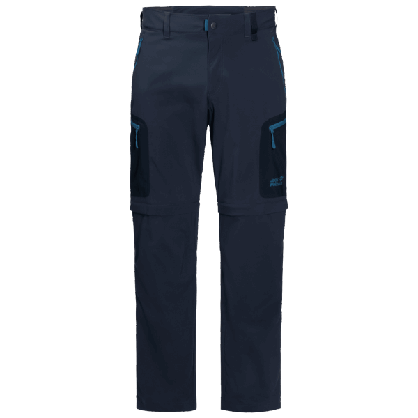 Origin Night Blue Heren Jack Met Rits En Ritssluiting Van Wolfskin
