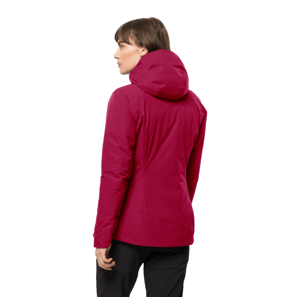 Wisper Geïsoleerde Damesjas Cranberry Original Jack Wolfskin