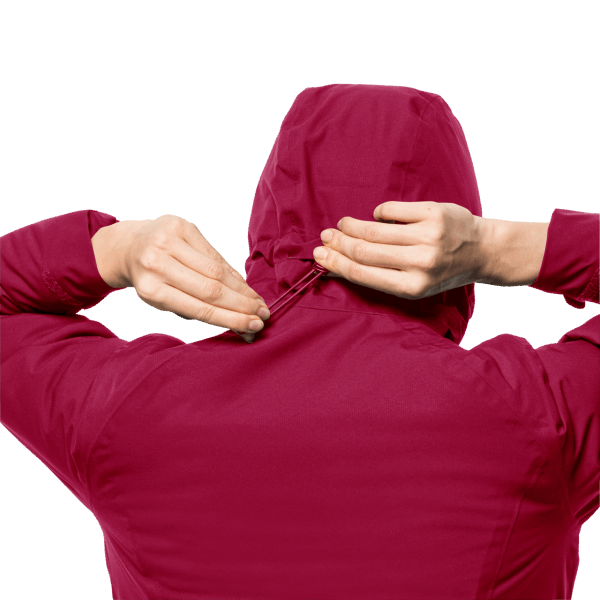 Wisper Geïsoleerde Damesjas Cranberry Original Jack Wolfskin