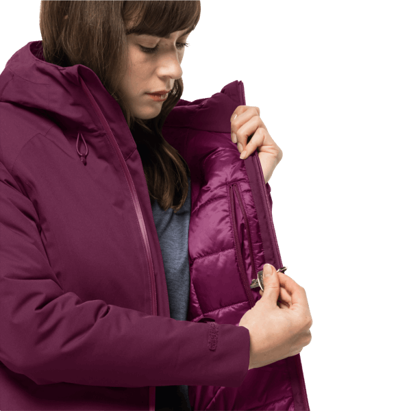 Dames Wisper Geïsoleerd Jack Hot Jack Wolfskin Wild Berry