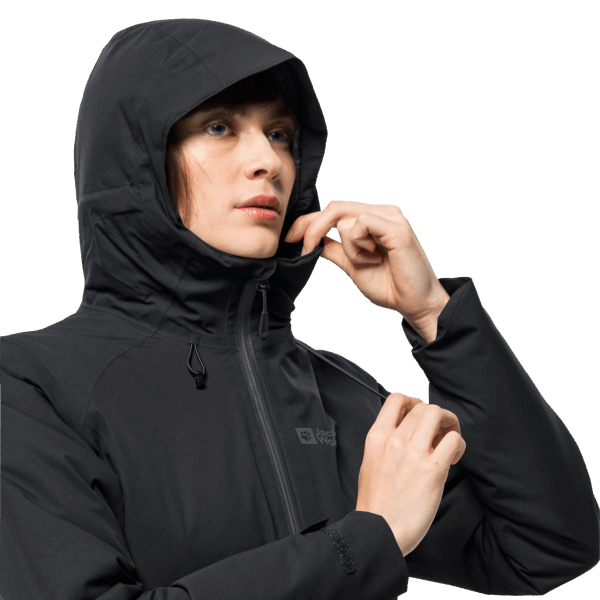 Dames Wisper Geïsoleerde Jas Beste Black Jack Wolfskin