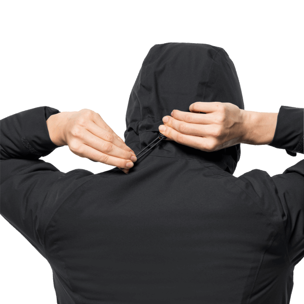 Dames Wisper Geïsoleerde Jas Beste Black Jack Wolfskin