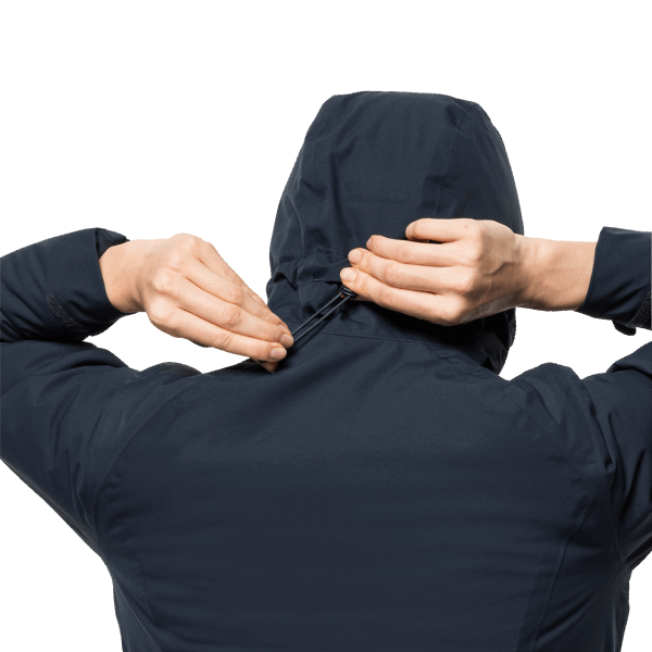 Jack Wolfskin Nachtblauw Nieuw Dames Wisper Geïsoleerd Jack