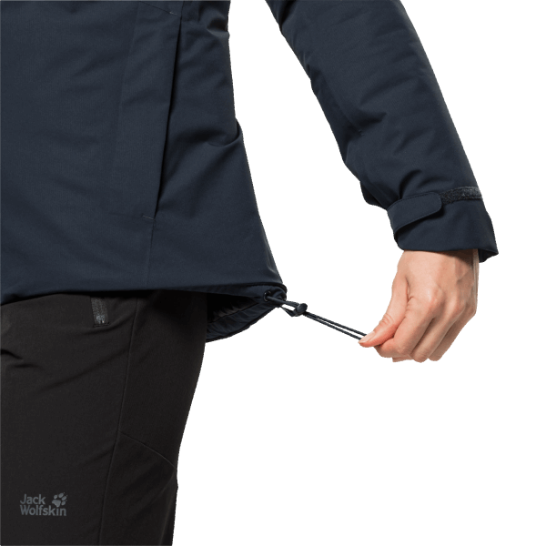 Jack Wolfskin Nachtblauw Nieuw Dames Wisper Geïsoleerd Jack