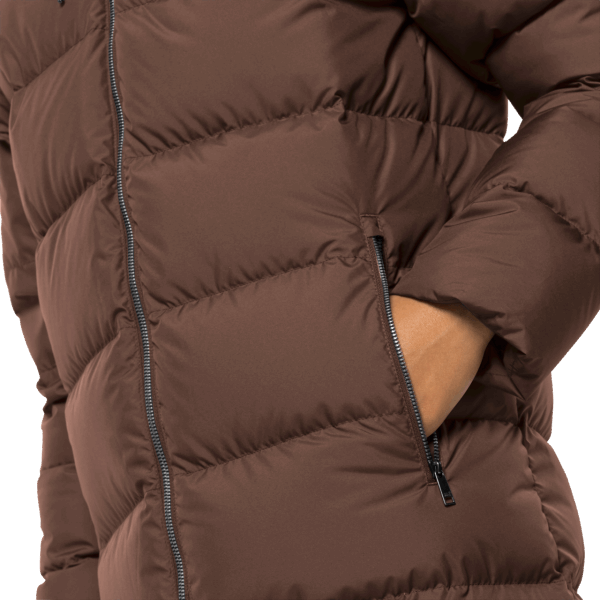 Jack Wolfskin Frozen Palace Damesjas Hazelnootbruin Origine