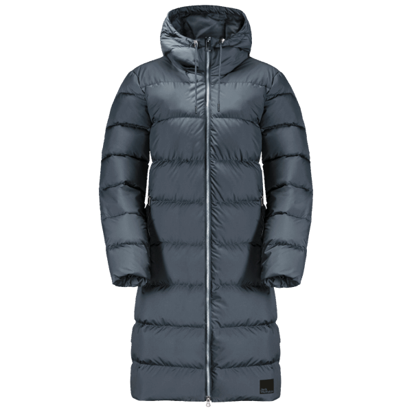 Leisteenblauwe Jack Wolfskin Bevroren Paleisjas Voor Dames