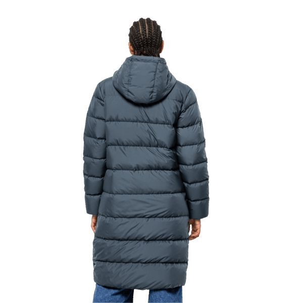 Leisteenblauwe Jack Wolfskin Bevroren Paleisjas Voor Dames