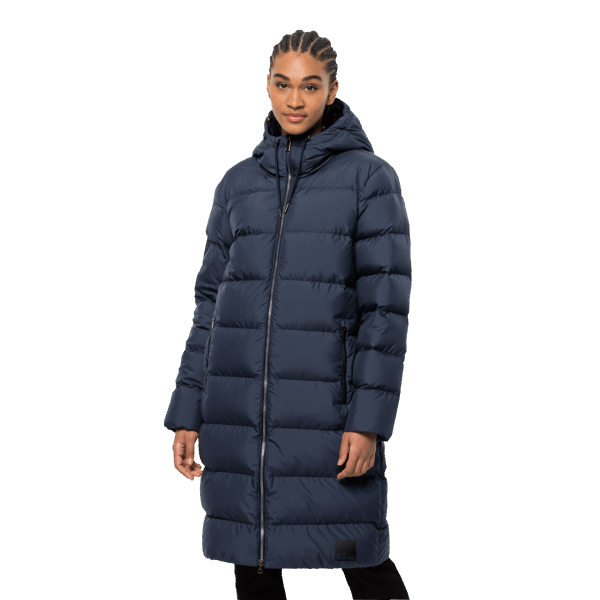 Night Blue Jack Wolfskin Dames Bevroren Paleis Jas Merken