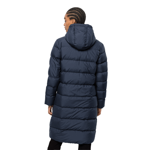 Night Blue Jack Wolfskin Dames Bevroren Paleis Jas Merken