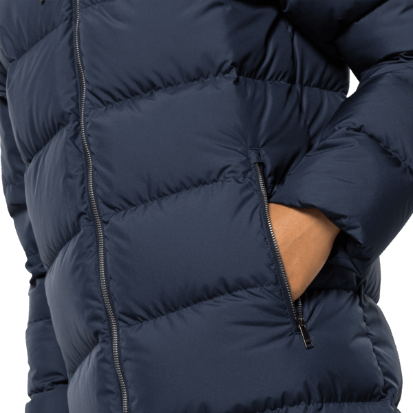 Night Blue Jack Wolfskin Dames Bevroren Paleis Jas Merken