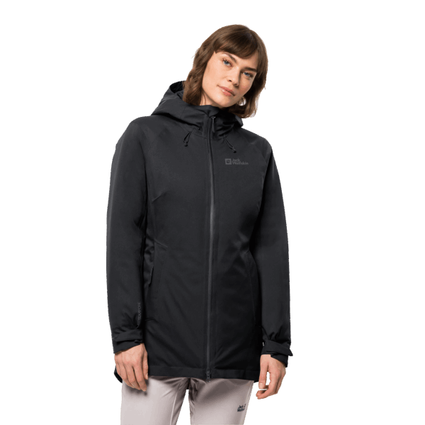 Zwarte Stirnberg Geïsoleerde Damesjas Jack Wolfskin Best