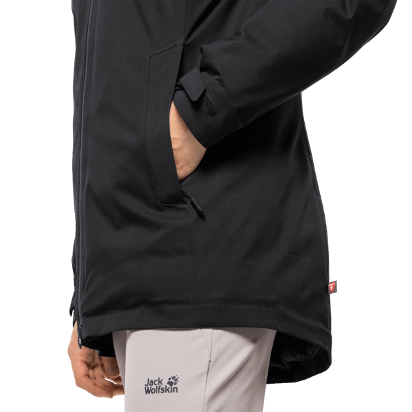 Zwarte Stirnberg Geïsoleerde Damesjas Jack Wolfskin Best